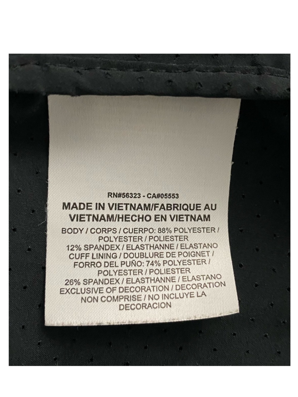 NIKE Running DRI-FIT Black Full-Zip Jacket Size XS Workout Gym Outdoor Running - Picture 4 of 4